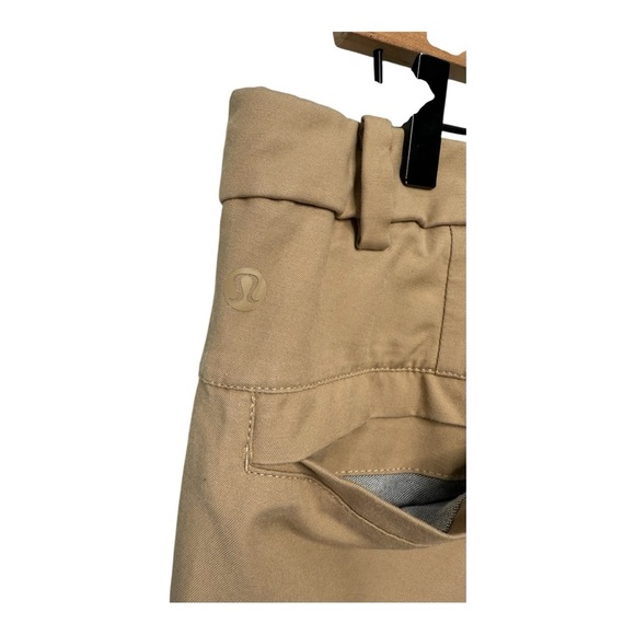 Lululemon ABC Slim Pants, Men’s Tech Pants, Commuter Pants Tan Size 34 Utilitech - Picture 9 of 16